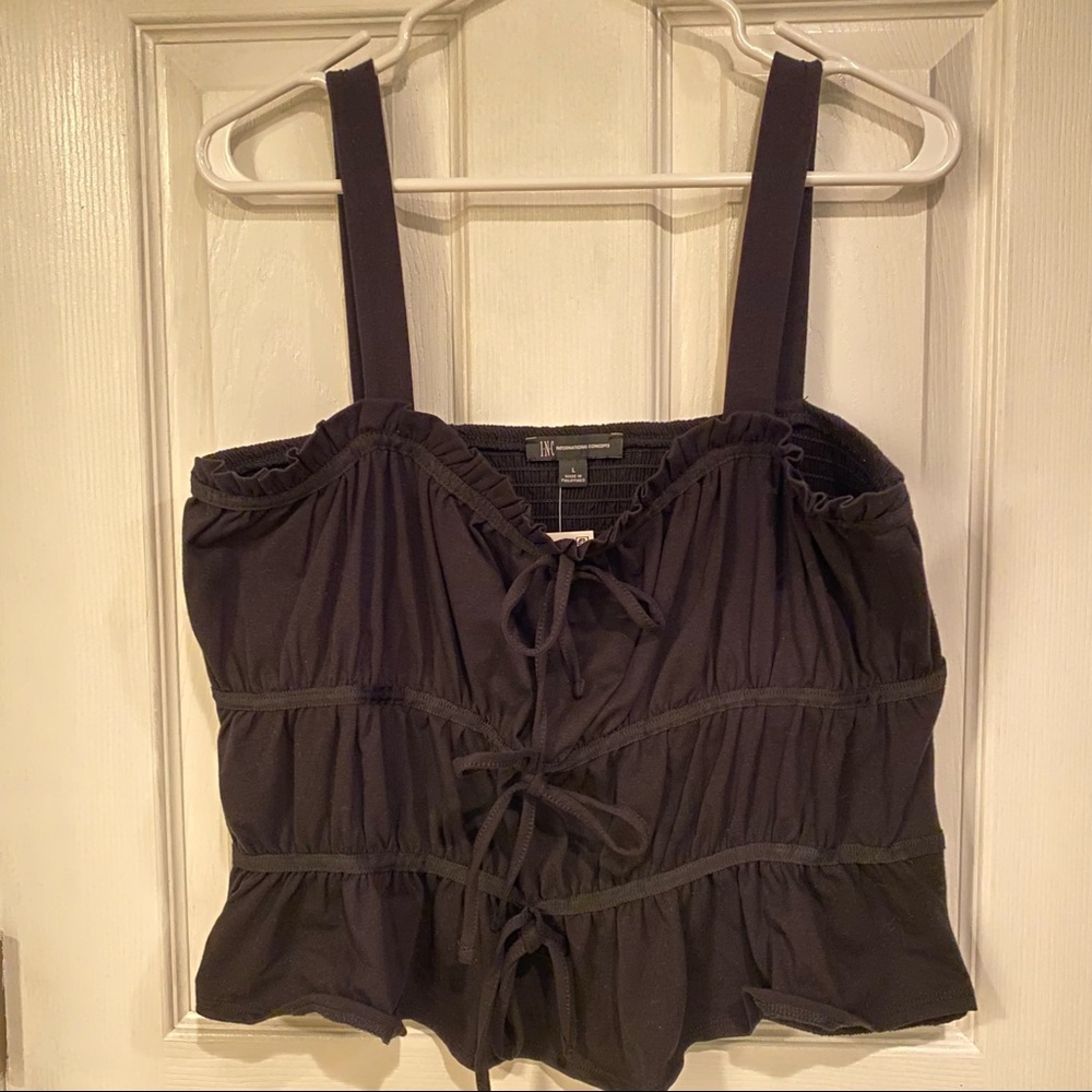 INC Black Top. Size Large.